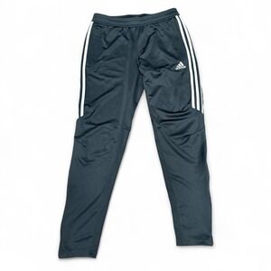 adidas Men's Pants M Black Climacool 3-Stripe Soccer Track Pants Techwear